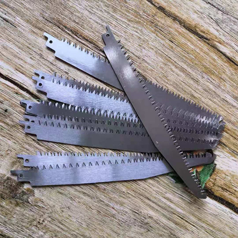 65号锰钢机用马刀锯条225毫米往复锯锯条机磨骨头木工电锯手提锯往复