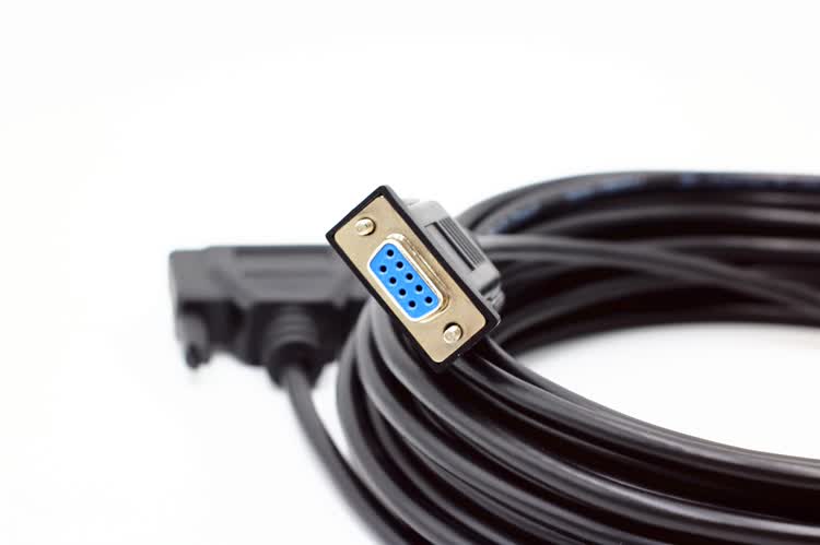 三菱发那科fanuc数控机床cnc加工中心rs232通讯线9孔转25针传输线三菱