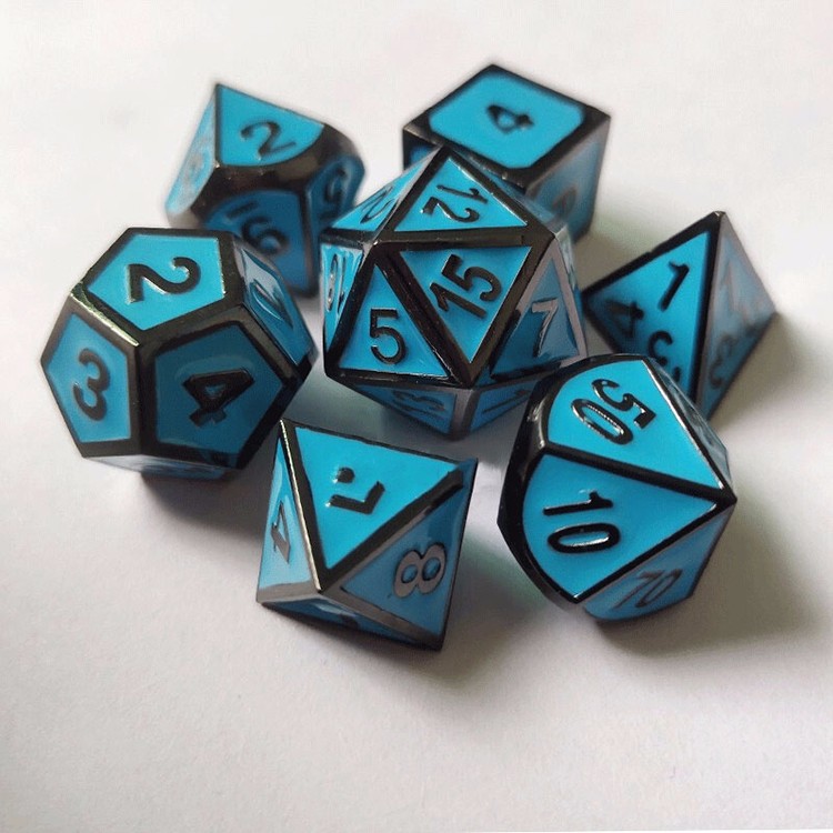 第五人格20面coc桌游跑团骰子游戏trpg系列克鲁苏多面金属骰子 古青铜