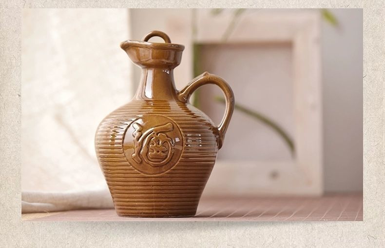 酒坛子土陶四川隆昌土陶酒壶家用密封酒罐1斤20斤装仿古泡酒坛酒具