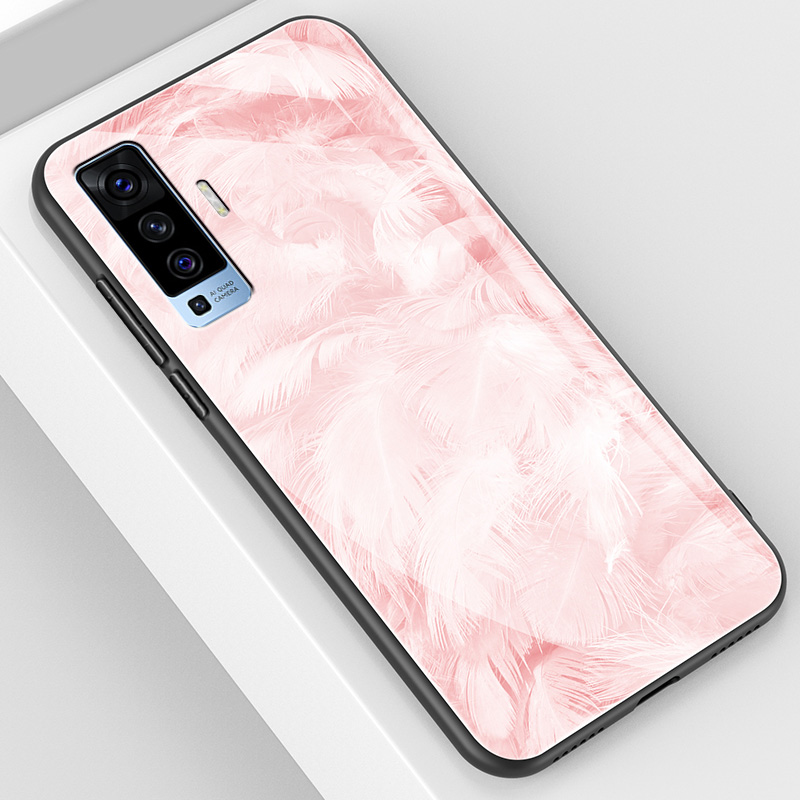 零笙vivox50手机壳vivox50pro玻璃壳全包vivo男女款x50pro硬保护套x5