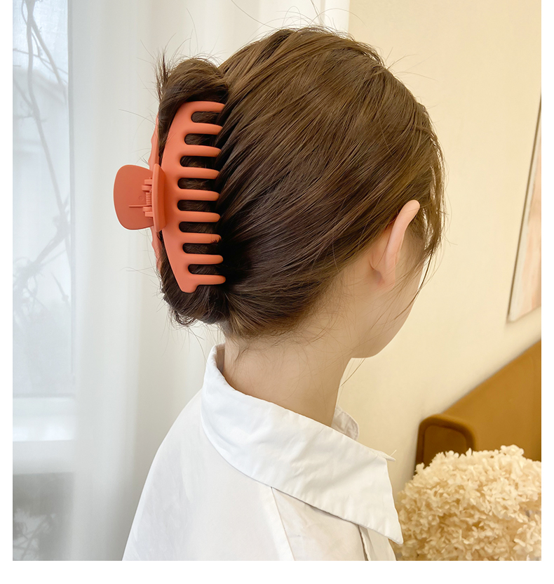 亚克力洗澡盘发抓夹女头发夹子头饰发抓发夹后脑勺卡子鲨鱼夹爪夹磨砂