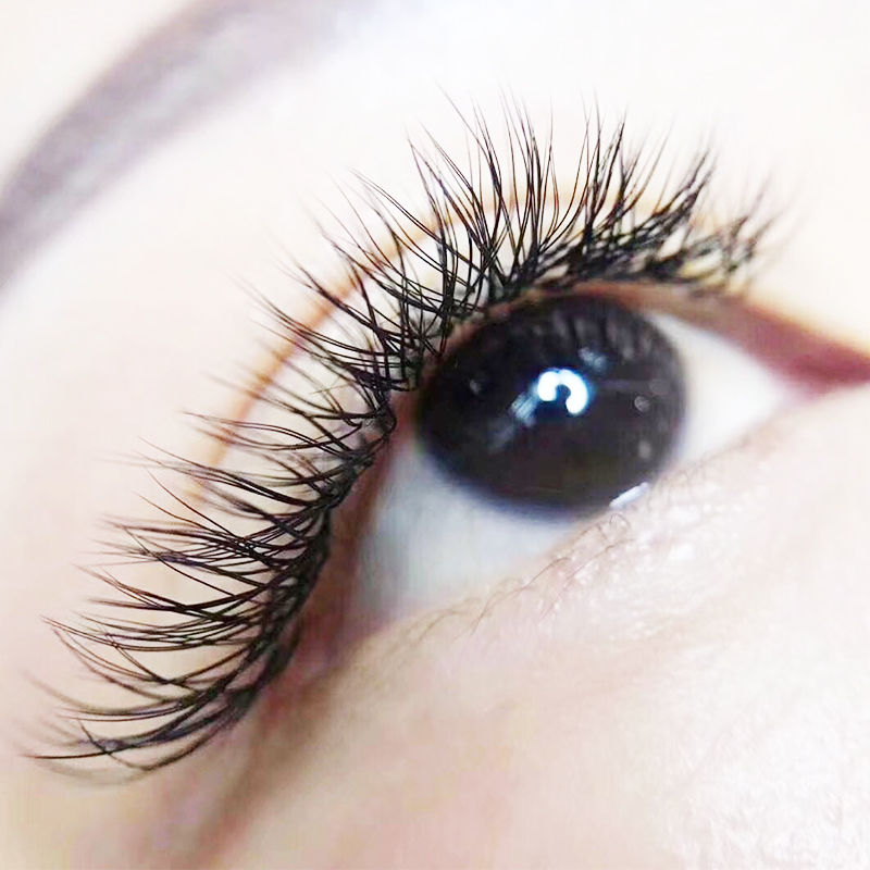 现货直发y型编织嫁接睫毛种植假睫毛爱情自动一秒网状交叉开花yy假