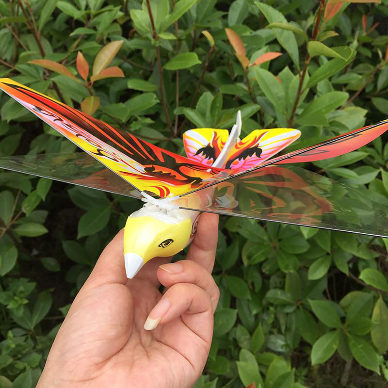 漢王遙控出頭鳥 旗艦同款電動撲翼鳥充電飛鳥會飛和平鴿兒童玩具飛行