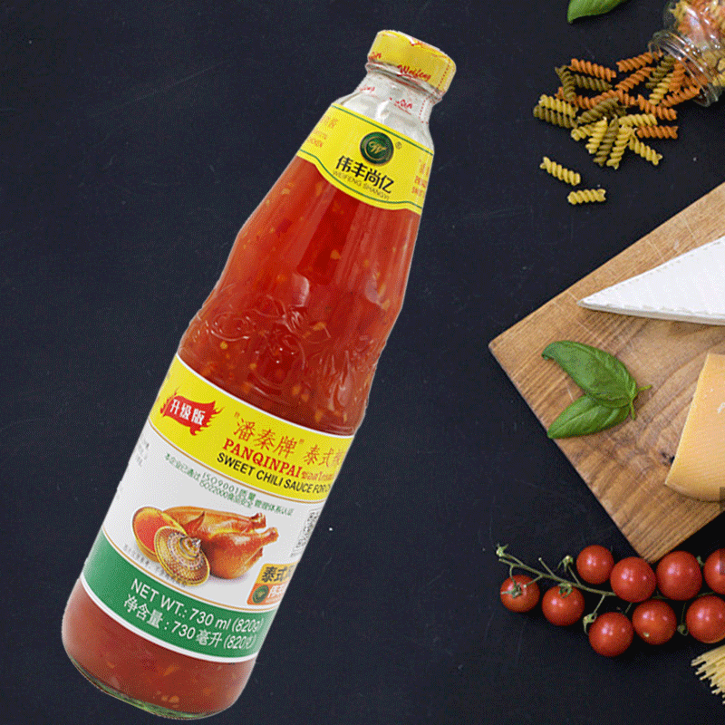 fghgf 原潘秦牌泰式甜辣酱泰国风味辣鸡酱820g2f瓶甜辣型炸鸡【图片