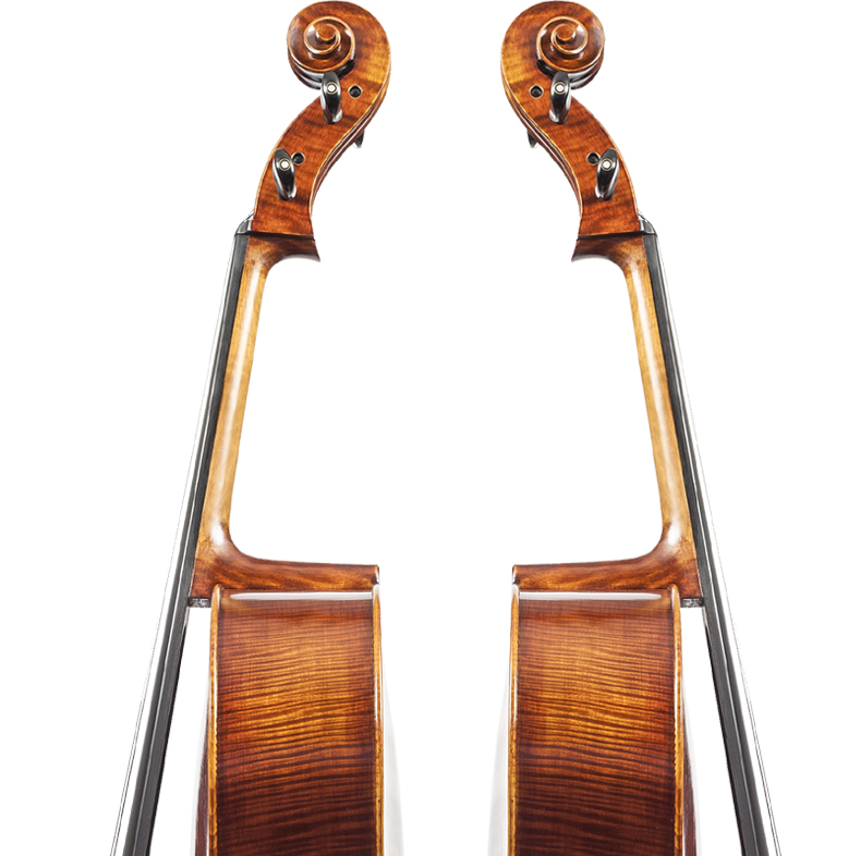 大提琴进口云杉手工实木儿童初学者考级专业演奏sc400 实木仿古花纹大
