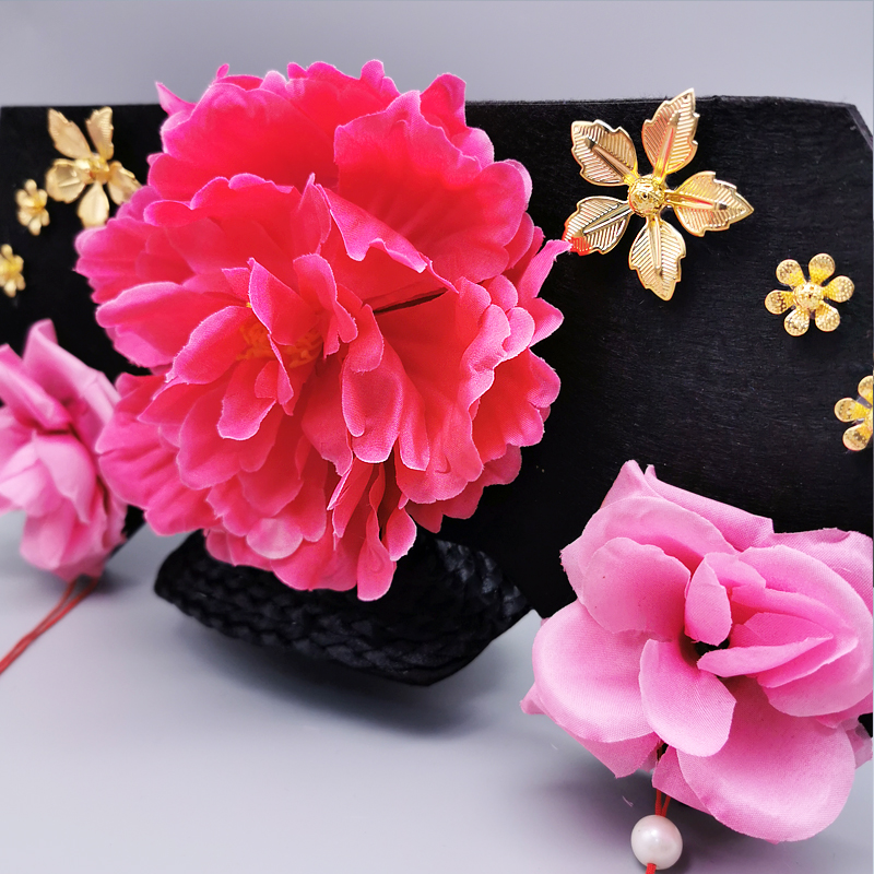 格格头饰大人宫廷娘娘旗头帽清朝贵妃古装造型写真道具饰格格帽