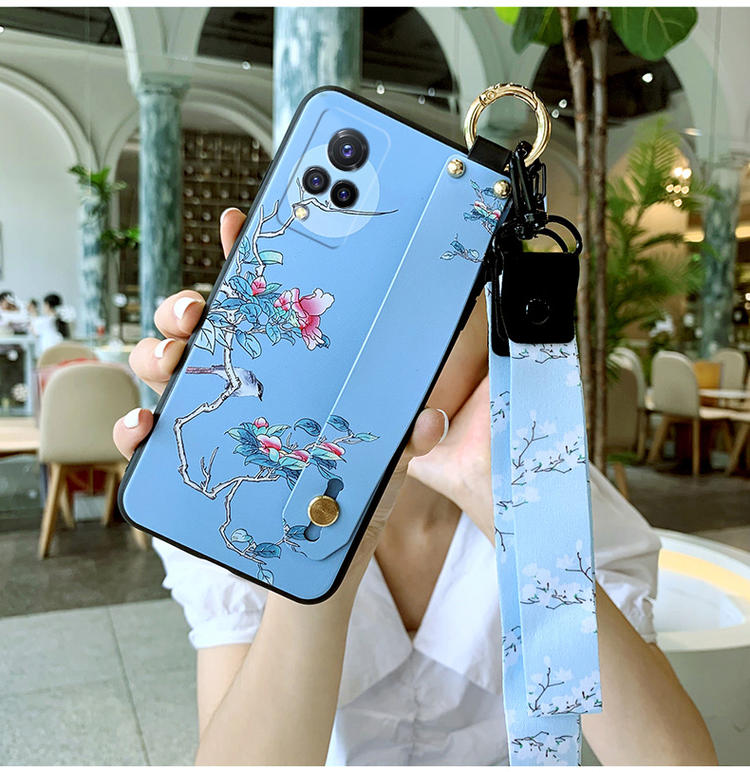 恬约vivos9手机壳vivo s9保护套硅胶5g腕带支架vovis女vivis软壳viv0