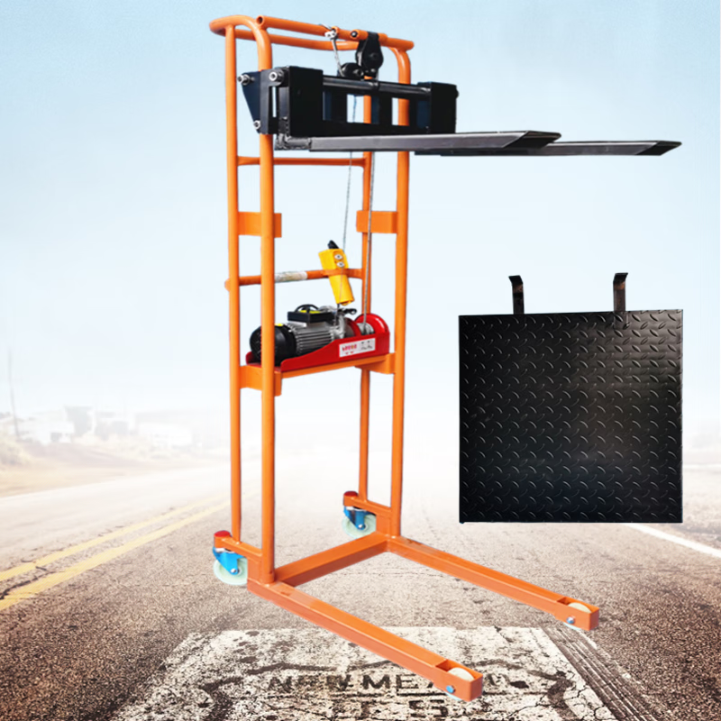 手动液压叉车电动堆高车升降机家用小型搬运车升高车装车神器随车 200