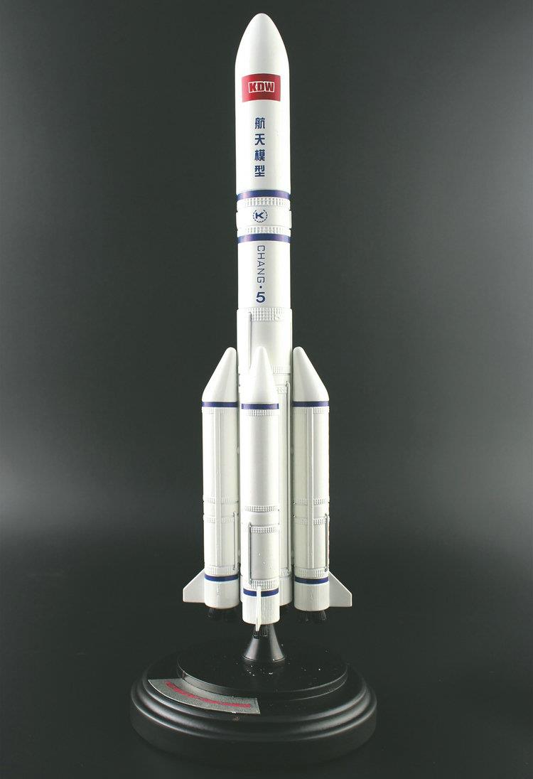 火箭模型仿真中国航天长征系列飞船神舟二号五号七号玩具摆件 白色