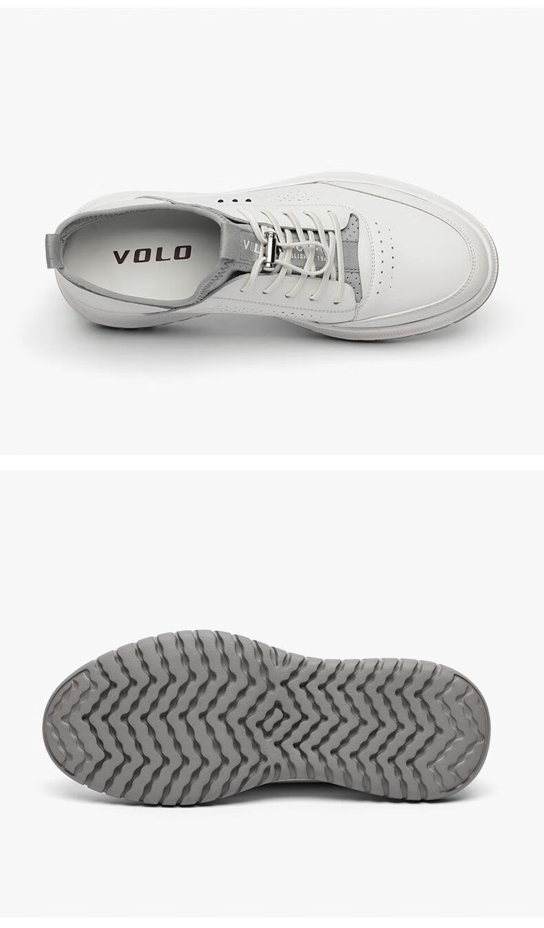 volo犀牛男鞋2022春季新品休闲皮鞋男士透气软底皮鞋白色105220042d39
