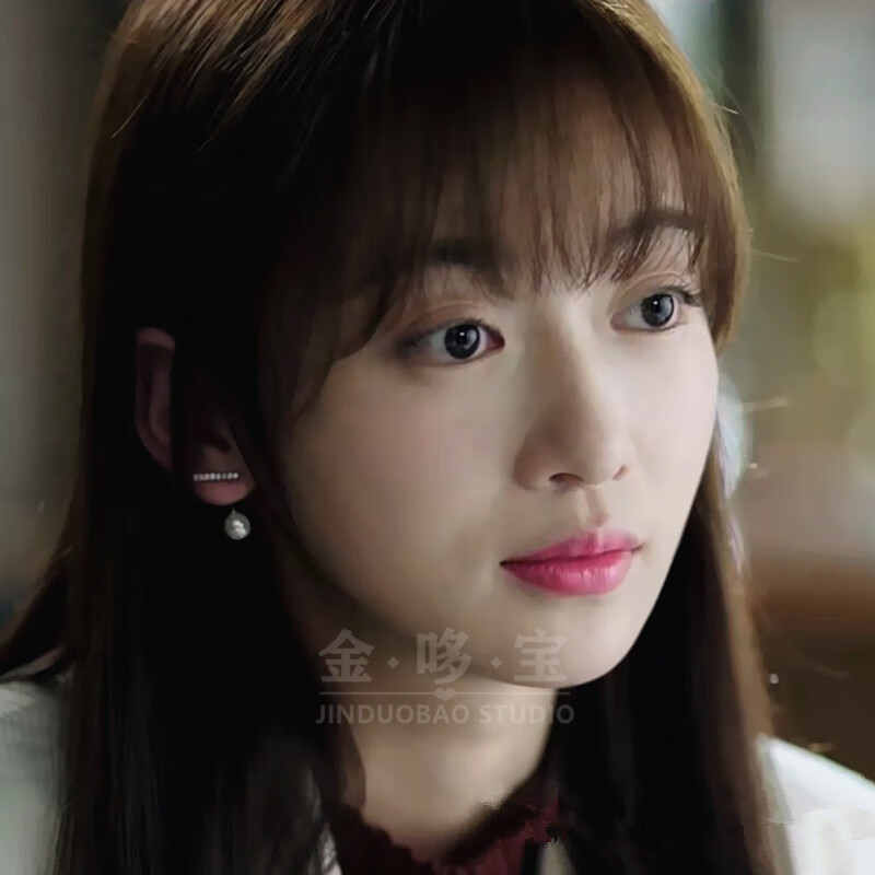 正青春吴谨言章小鱼殷桃林睿同款耳环女高级气质耳饰耳钉坠925银 款式