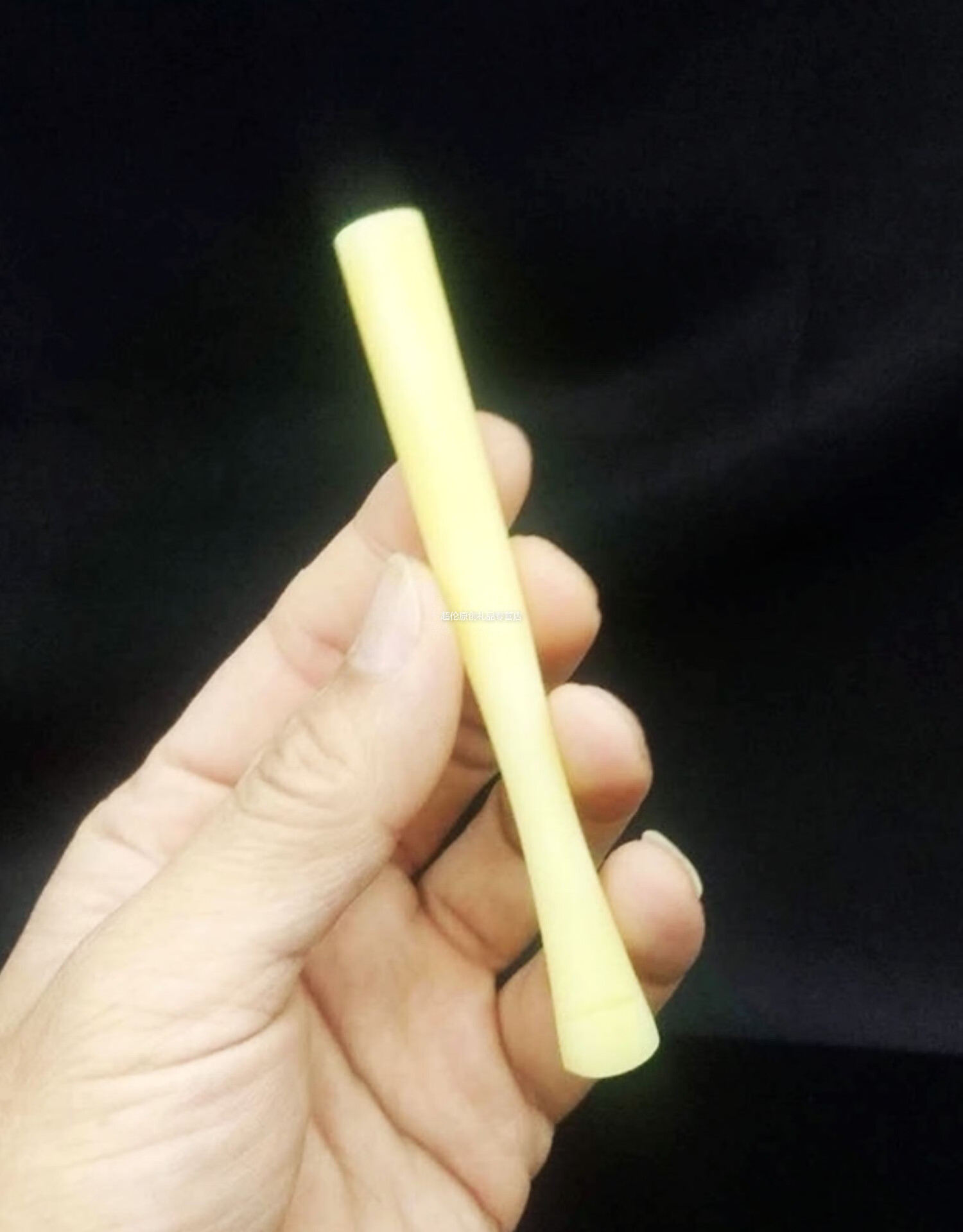 【高端精选】15手工烟嘴天然驼骨烟嘴象牙白骨老料把件手工长款粗细