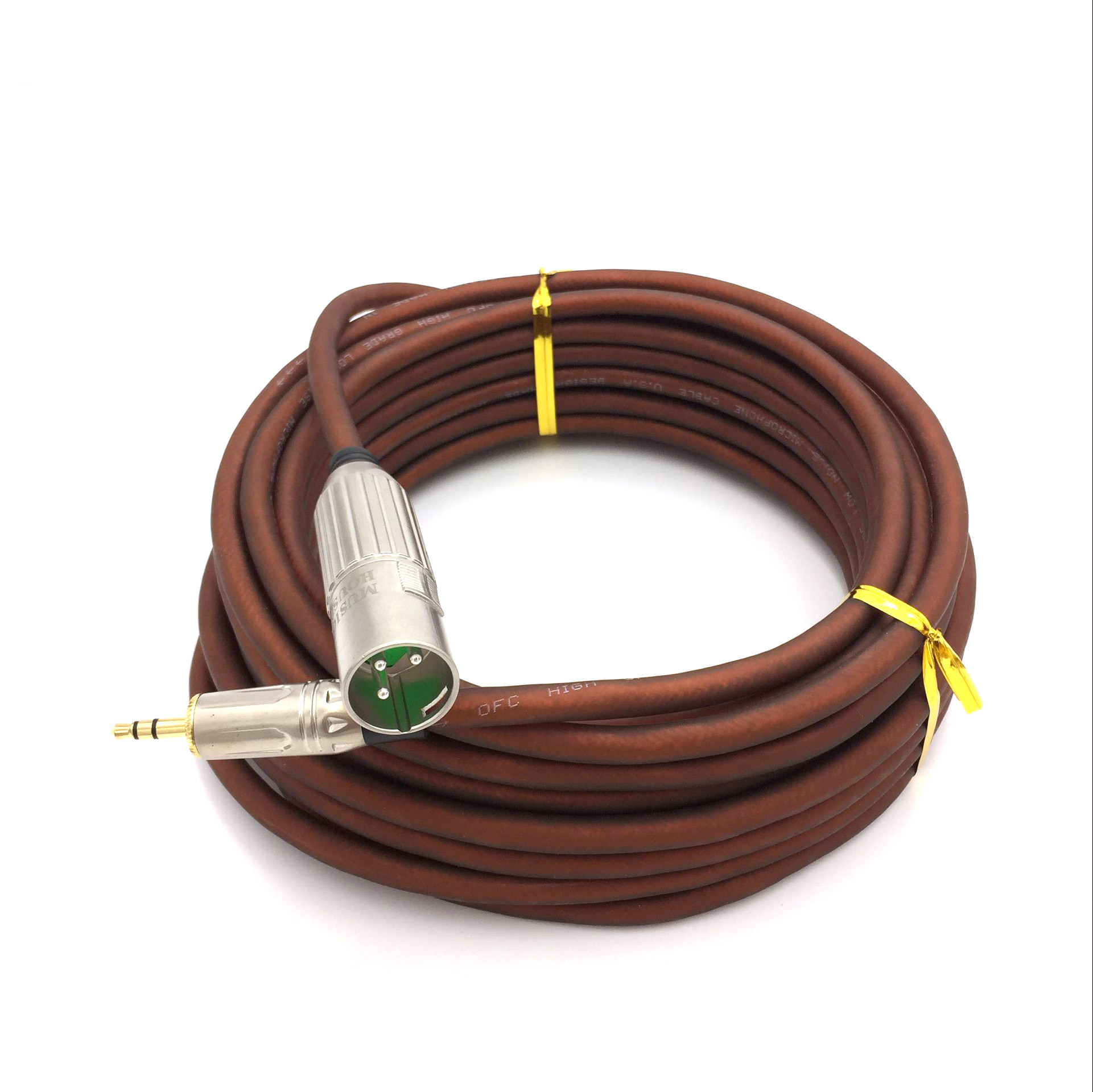 5转卡侬母/公手机电脑直播声卡通用电容麦克风话筒连接线 3.