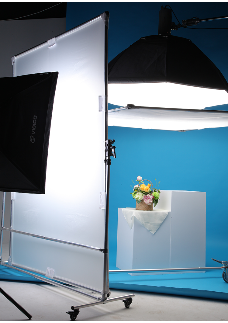 立群大型移动柔光屏15x2米摄影柔光屏可移动蝴蝶布摄影棚大号拍摄挡光