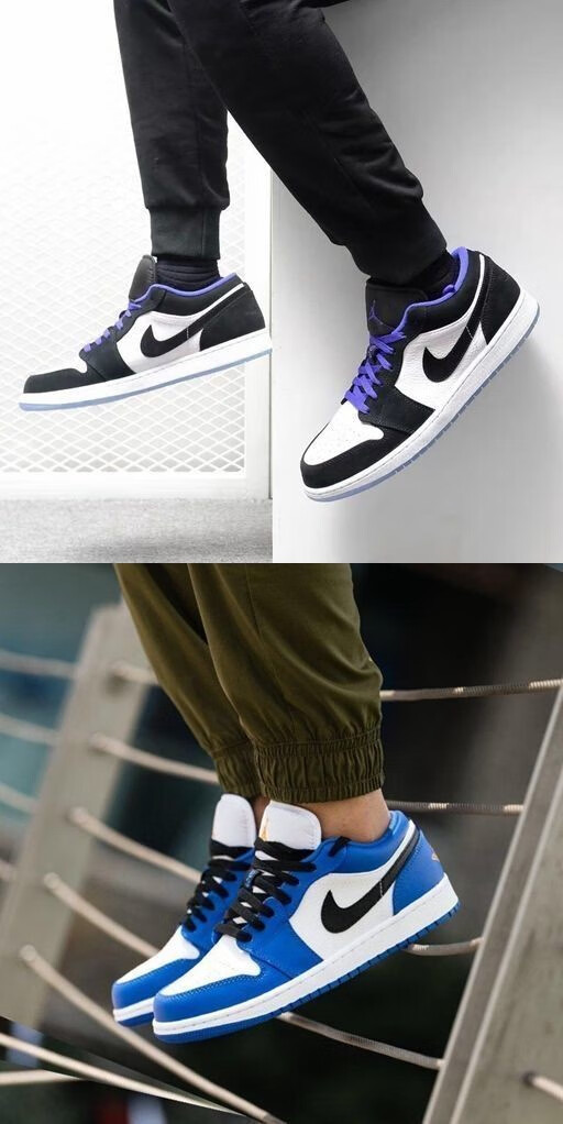 蓝板鞋休闲鞋男鞋百搭女鞋潮流学生鞋情侣鞋商场同款 aj低帮爱国者 38