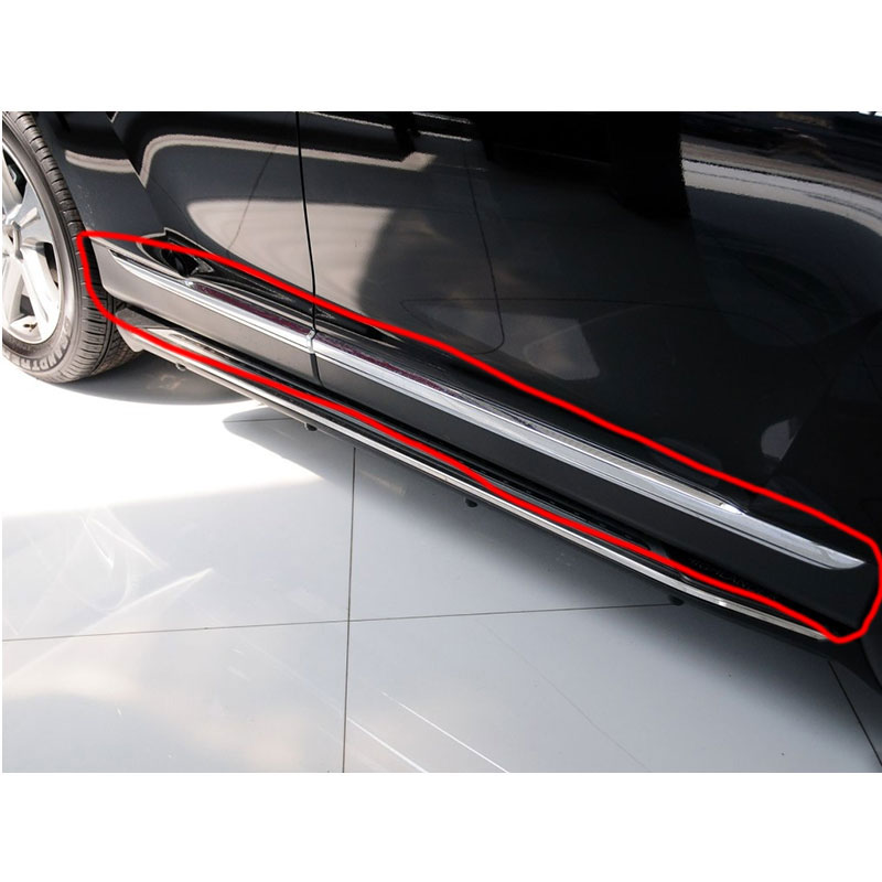 适用于12 13 14款汉兰达车门防撞条车身下裙车门下护板 车门装饰板 左