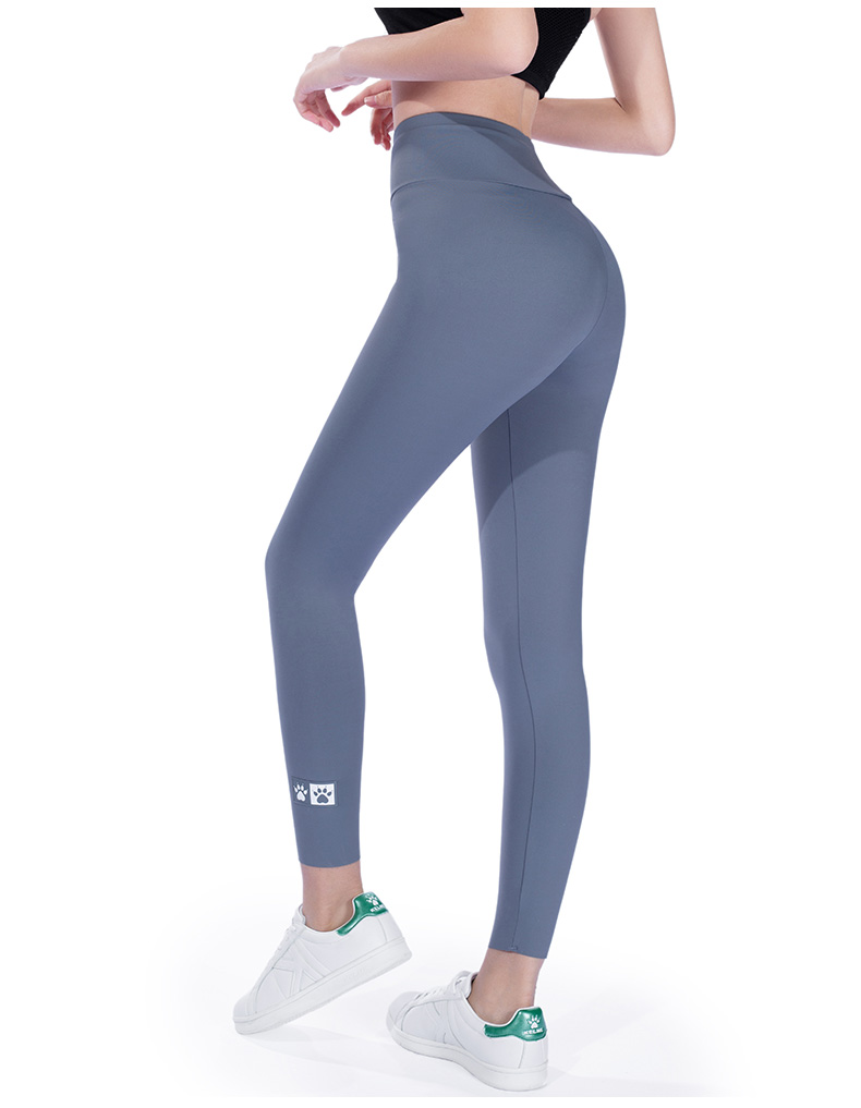 kelme/卡尔美 高腰紧身薄绒鲨鱼皮紧身裤打底外穿运动健身长裤女 6117