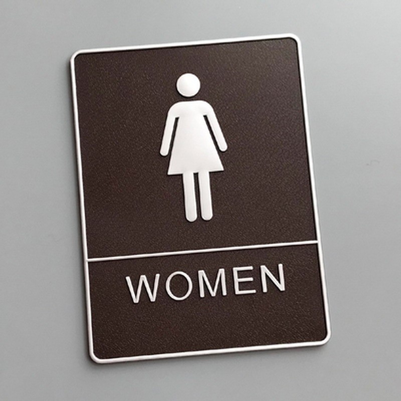 男女洗手间标牌复古卫生间指示牌标志牌厕所标识牌标示牌门牌标贴女
