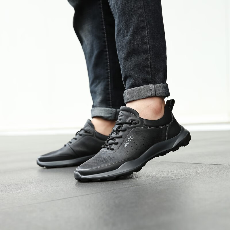 ecco爱步休闲运动鞋男户外探索透气舒适减震跑步鞋健步系列870909