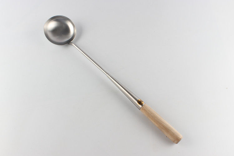 不锈钢炒菜勺大号不锈钢酒店厨师炒勺家用长柄炒菜勺子锅铲食堂用汤勺