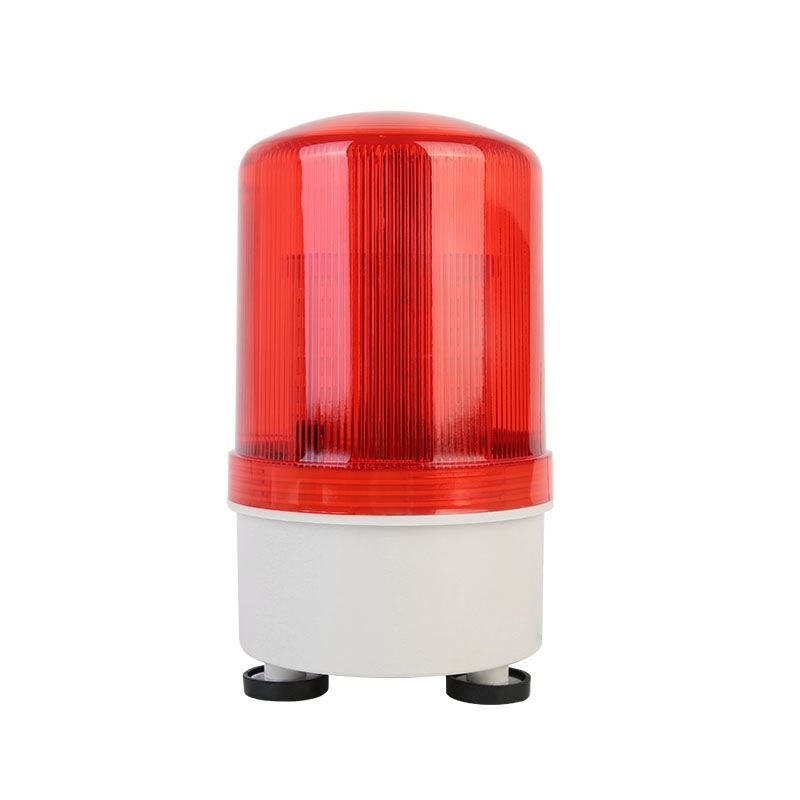 户外警示灯强磁爆闪灯驱赶野兽闪光灯 12v插点烟器款红色(旋转加声音)