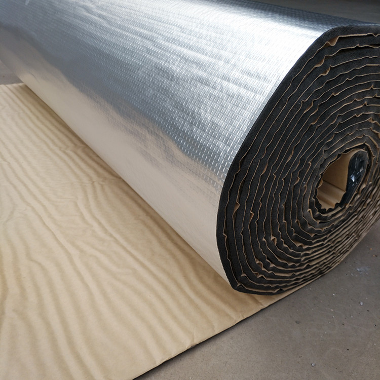 阳光房顶棚材料隔热膜铝箔耐高温保温棉彩钢瓦屋顶自粘防晒火汽车升级