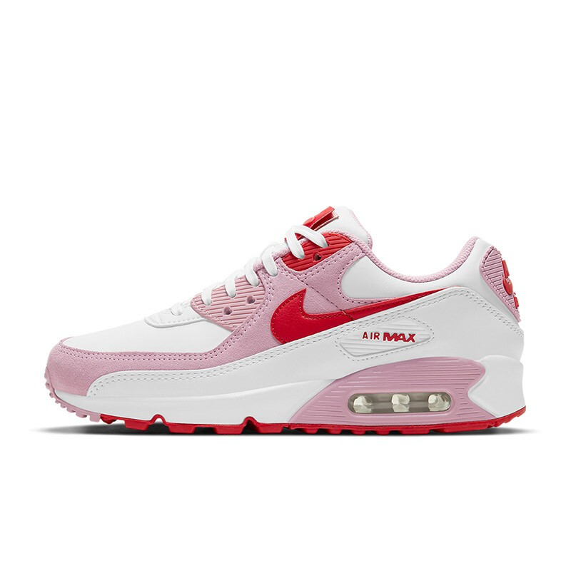 nike耐克女鞋airmax90白粉情人节休闲运动跑步鞋dd8029100dd8029100