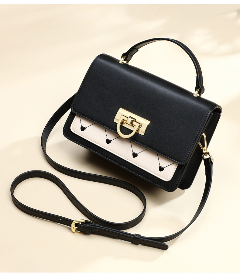 狄梵普轻奢品牌奢侈品包包女包2021新款真皮手提包百搭斜挎ins时尚单