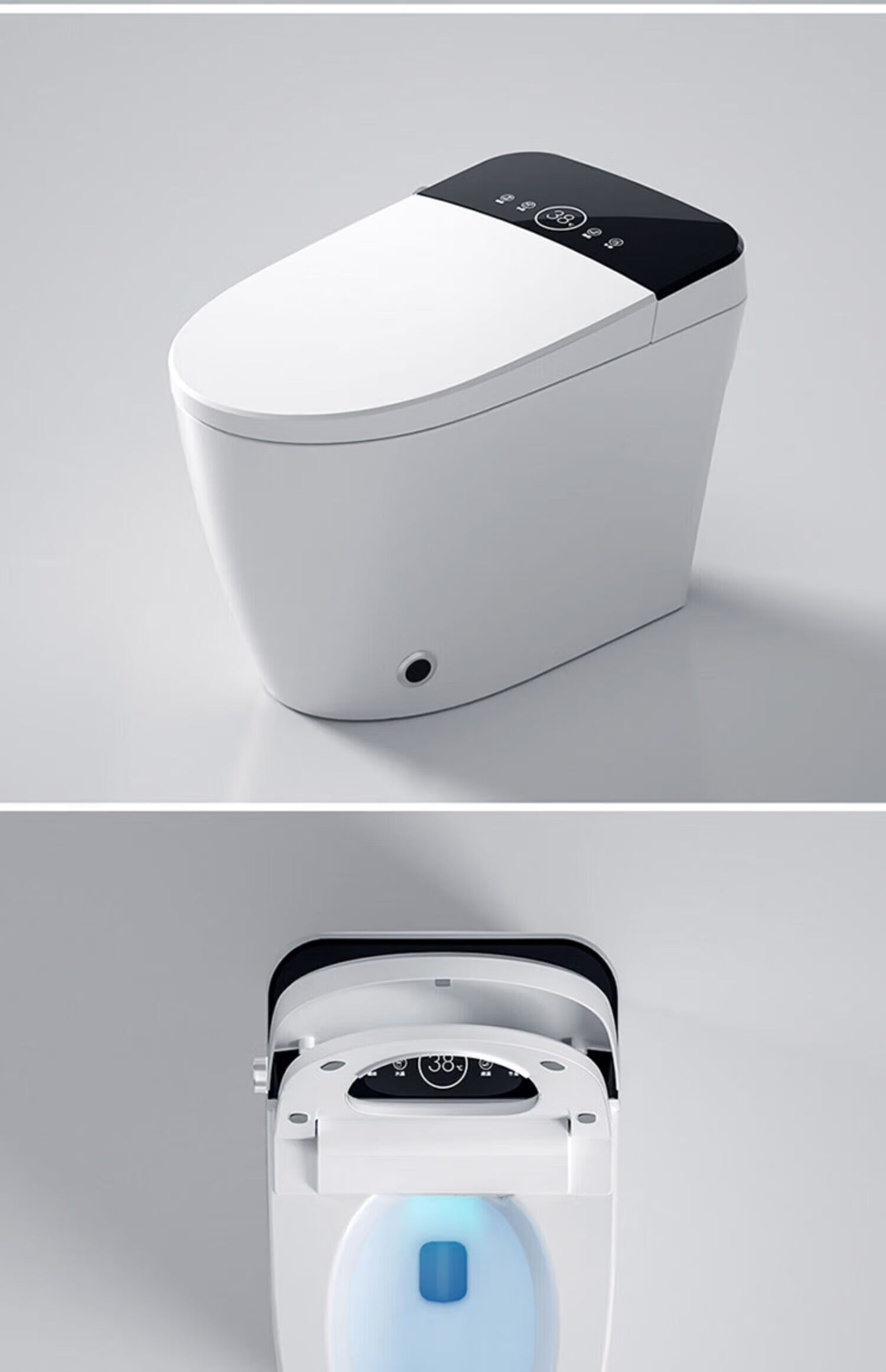 toto进口家用智能马桶全自动翻盖即热一体式无水压限制多功能语音墙排