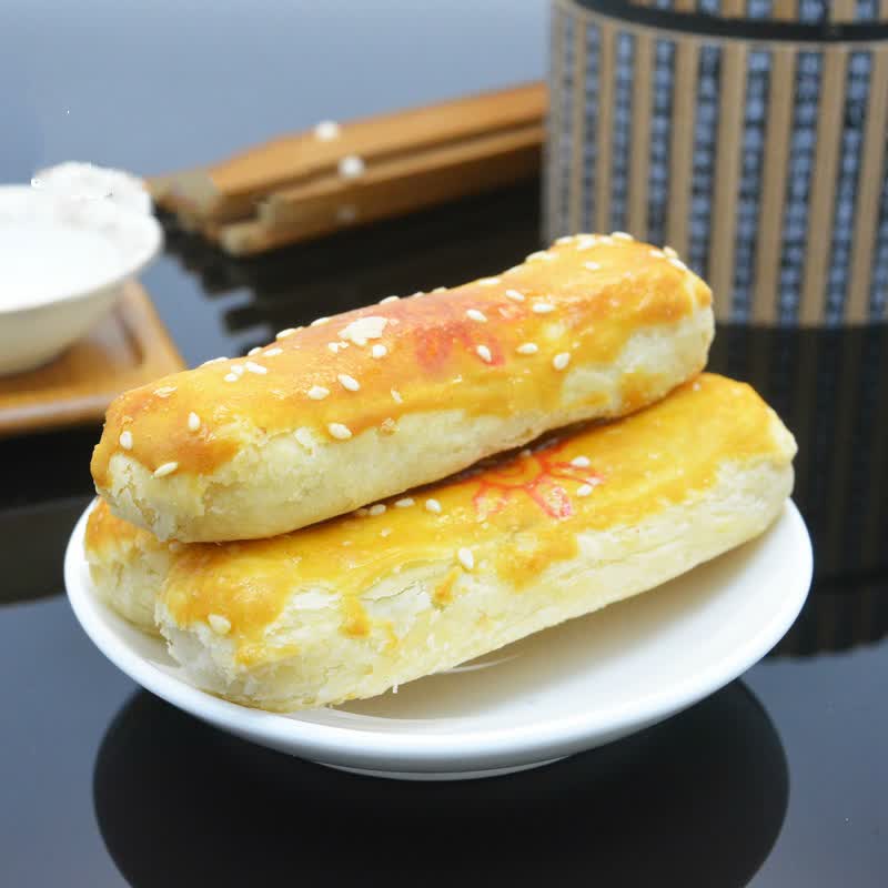 北京特产牛舌饼900g礼盒传统椒盐牛舌酥皮糕点心办公休闲食品牛舌饼