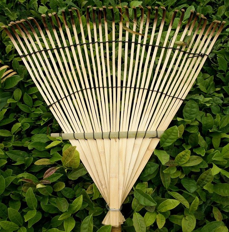 竹耙子园艺园林农用工具草耙搂草搂落叶大耙子竹熊手道具耙竹制质 140