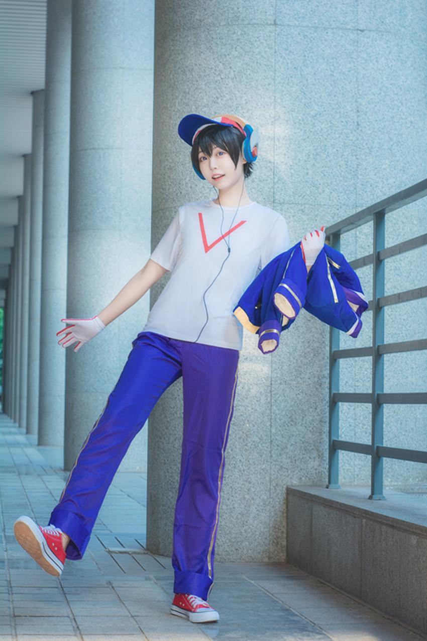 鲁班七号cos服现货王者农药鲁班七号电玩小子耳机帽子cosplay服装