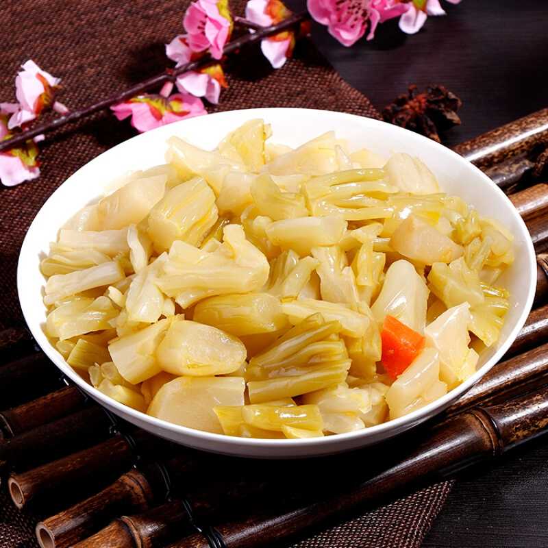 开胃菜花梗酒店特色菜冷盘菜成品即食美味腌制花菜梗酱菜泡菜 200g