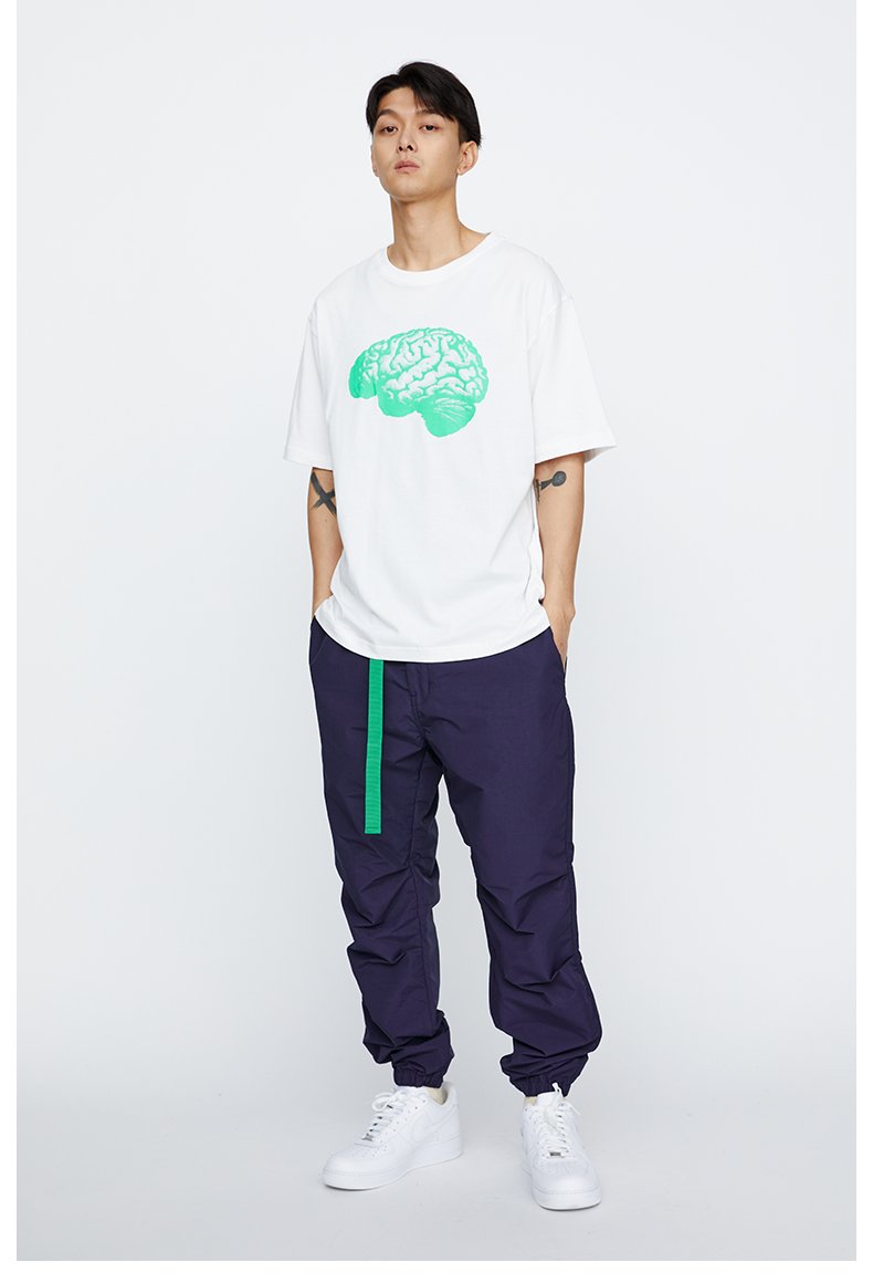 clotclottee大脑印花短袖t恤创世军系列白色陈冠希主理白色00s