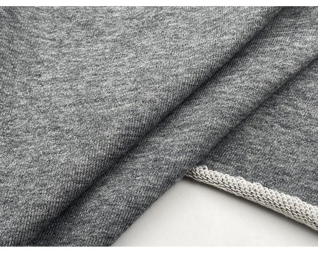 巧马春秋高档棉毛圈卫衣面料针织棉休闲运动服套装裤子服装布料蓝色半
