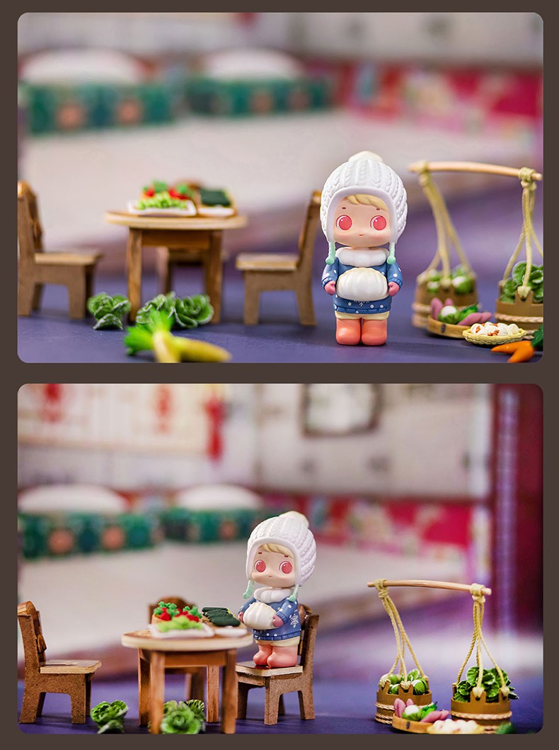 金小过城市美食盲盒玩具手办福袋盲袋摆件盲盒娃娃全套生日礼物 城市