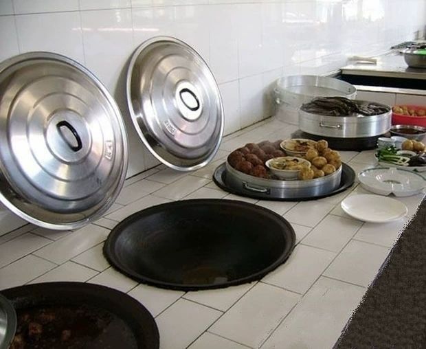 农村土灶锅加厚传统农村大铁锅商用超特大号不沾老式土灶台铸铁食堂