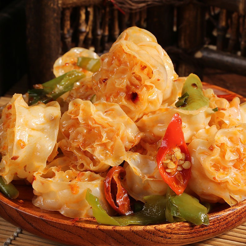 250g面藕面筋火锅配菜凉拌菜藕状面筋素食凉拌菜特产精品美食速食 2斤