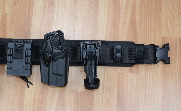 保安腰带 腰带 塑钢快拆战术腰带八件套腰封套装旋转互换快拔套手电袋