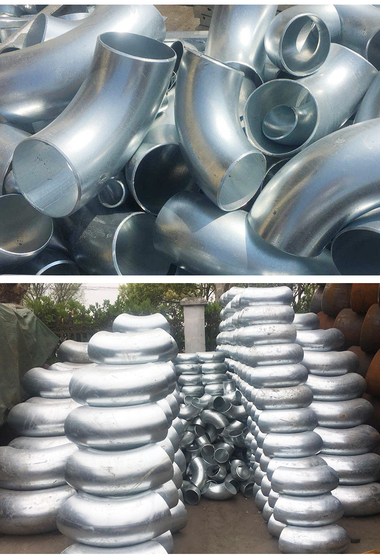 焊接镀锌弯头热镀锌15010080655040碳钢冲压弯头90度外径253dn20
