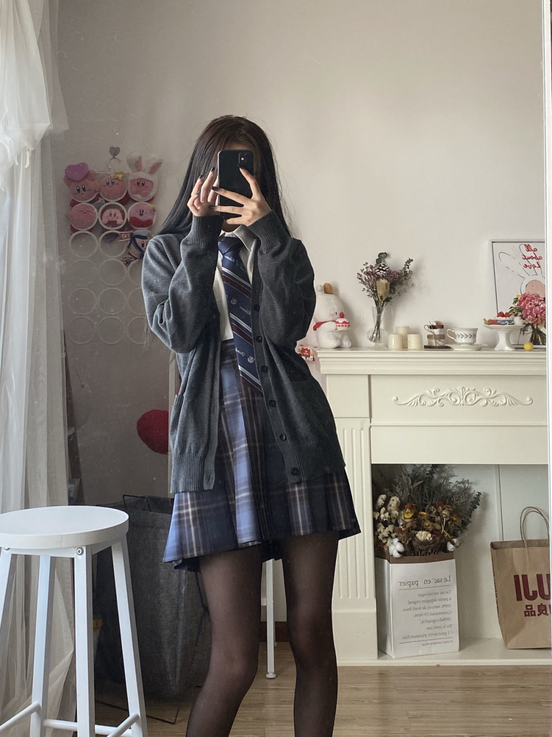 jk丝袜女薄款黑丝网红流行超薄连裤袜性感学生打底袜夏季 jk性感黑色2