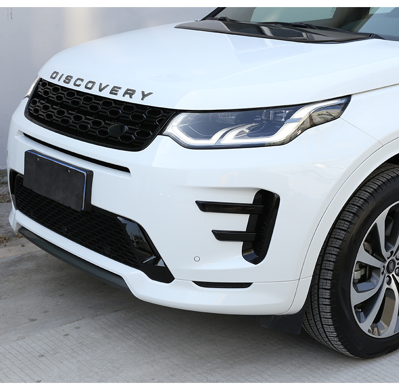 适用于20-21款路虎发现运动版前进气格栅装饰条扰流獠牙外观改装配件