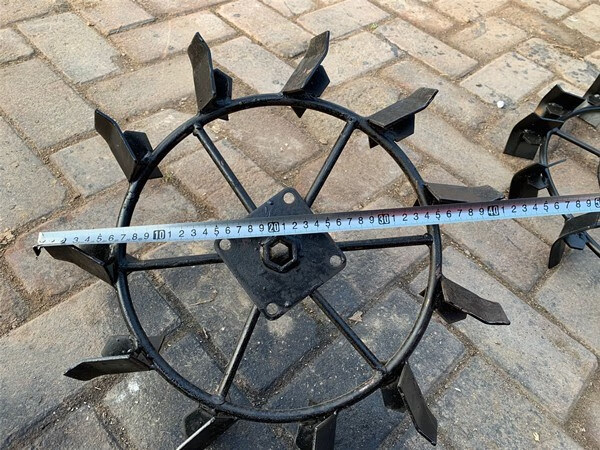 宫莲 微耕机行走防滑铁轮子爬行轮水田旱地两用单圈开沟犁地铁轮配件