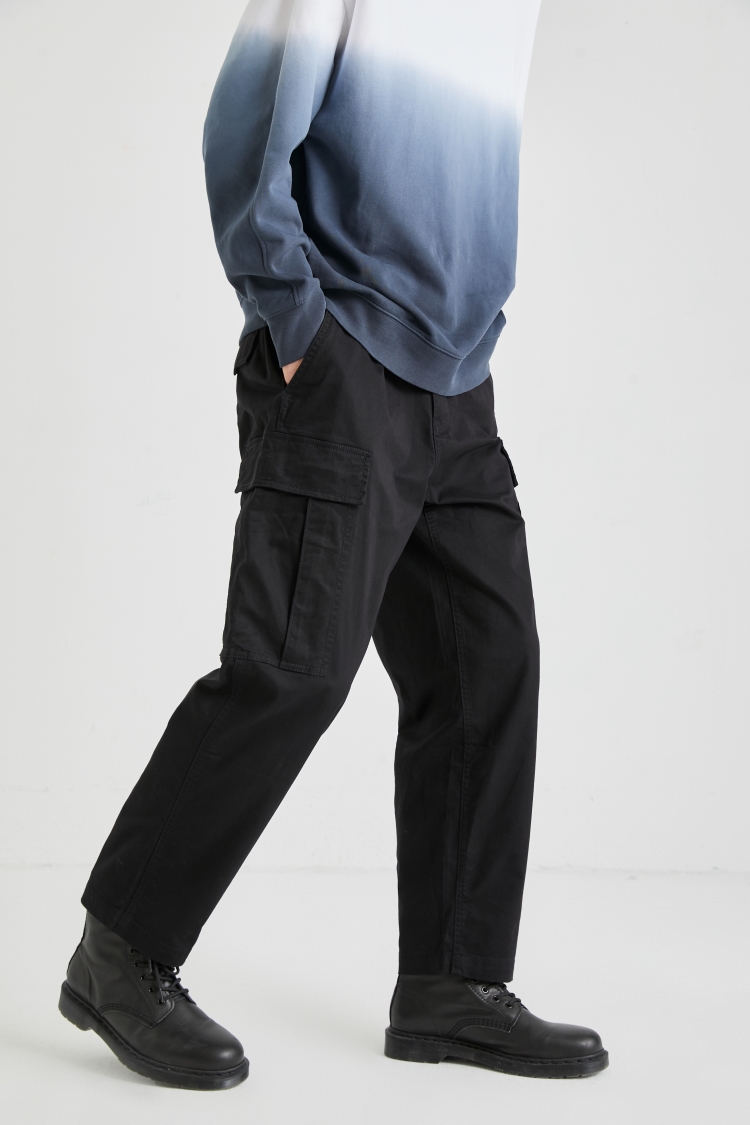 jackjones杰克琼斯男士夏季潮流街头锥腿帅气休闲工装裤220314091e40