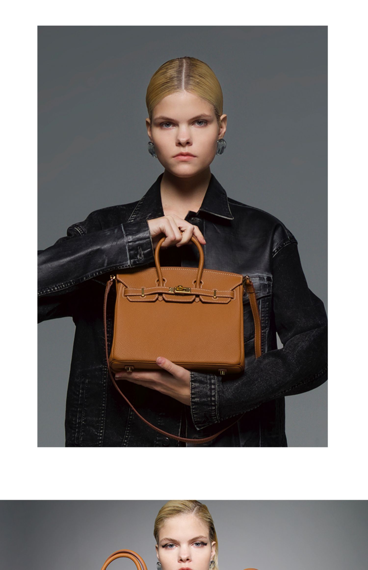 hxxxxs明星大爱包包h家高级质感铂金包30手提包 09-黑色(金)25