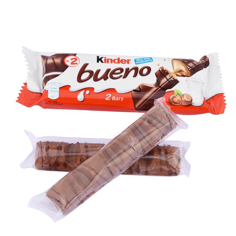 kinder健达巧克力缤纷乐t2巧克力儿童条棒缤纷乐6袋