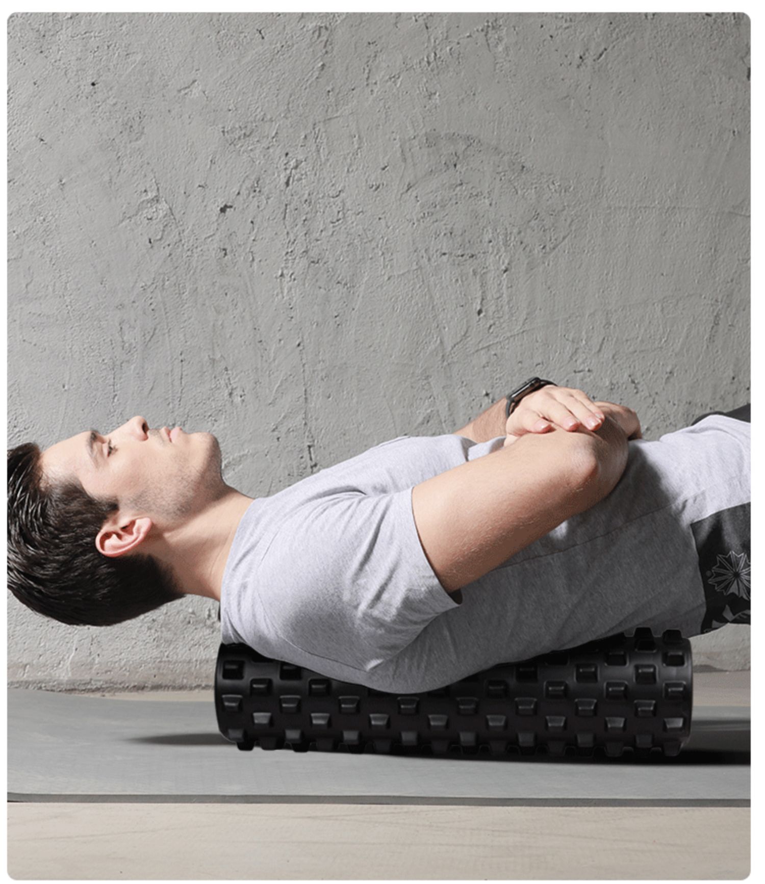 泡沫轴经络疏通按摩器滚轮后背部肌肉放松狼牙棒滚轴滚背神器 限时