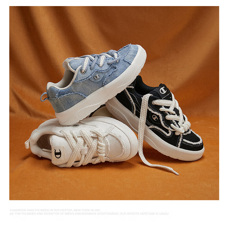 Champion American Champion Sneakers for Women And Men, Classic Fashionable Versatile Casual Skateboard Shoes 24FWT18 Light Blue 36 3