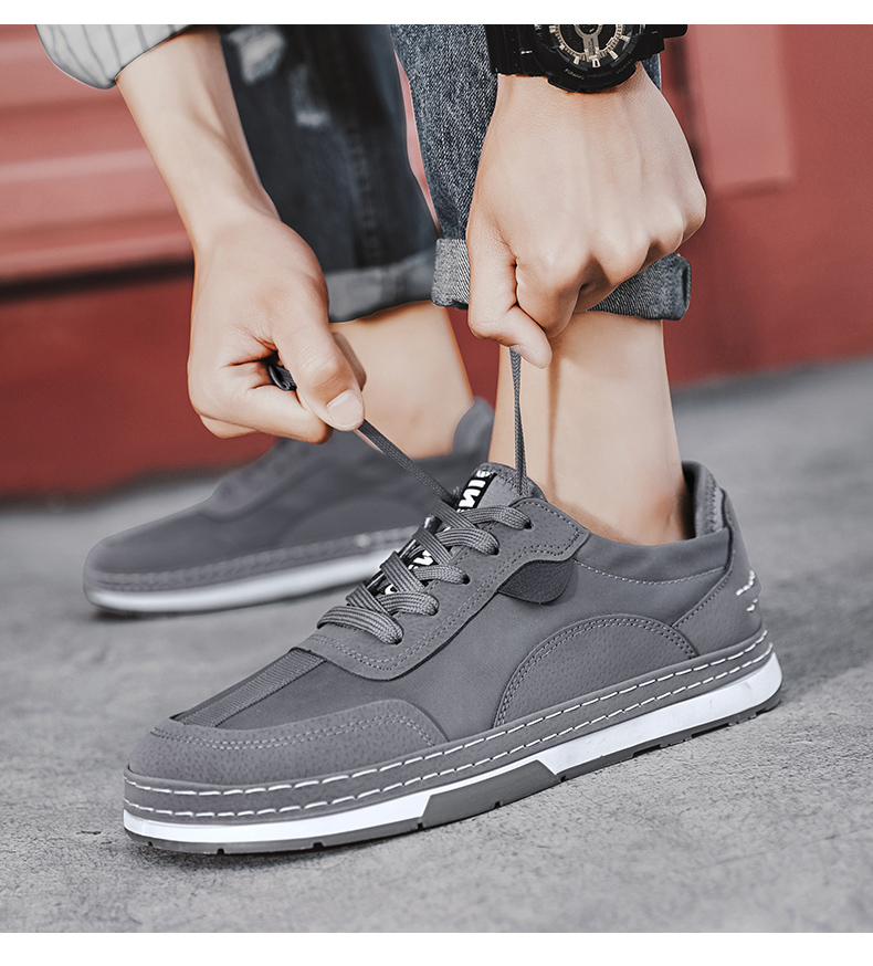 奥康商场同款帆布鞋男夏季2021新款青少年韩版时尚百搭低帮透气运动